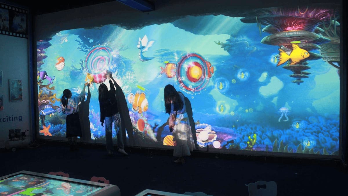 大屏涂鴉互動(dòng)墻-多媒體互動(dòng)涂鴉系統(tǒng)