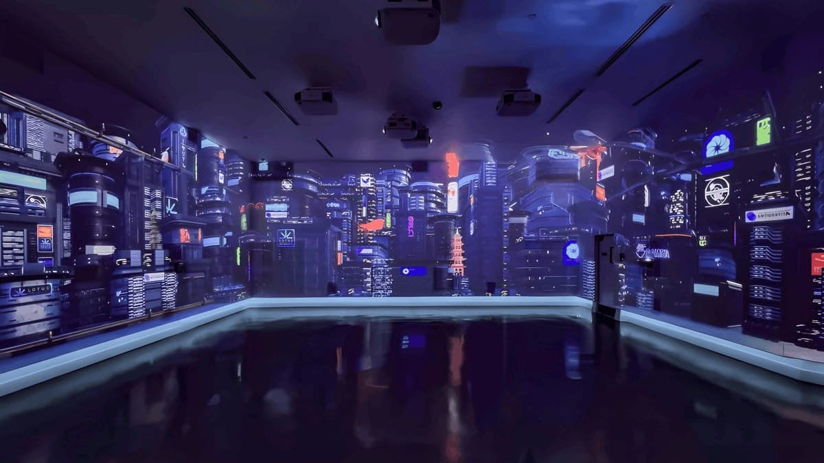 三折幕沉浸式cave-三折幕投影影院系統(tǒng)