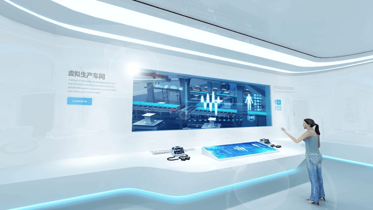 醫(yī)療器械科技企業(yè)展示廳設(shè)計(jì)