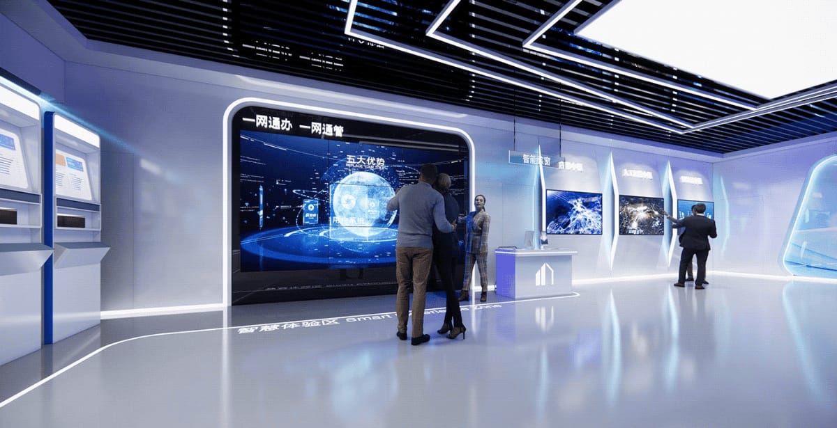 大數(shù)據(jù)集團(tuán)數(shù)字展廳設(shè)計(jì)