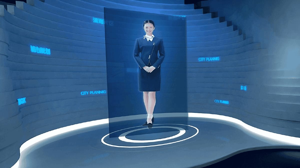 數(shù)字展覽虛擬主持人-全息互動(dòng)虛擬解說(shuō)員