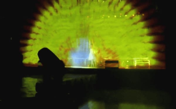 年終舞臺(tái)紗幕全息交互演示