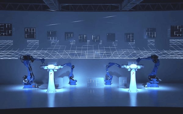 舞臺互動機械臂：未來科技展示