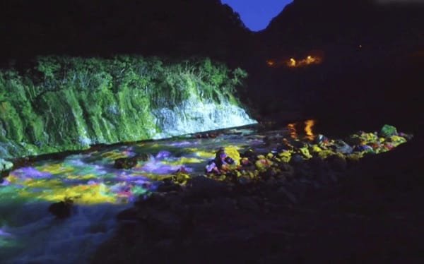 河流水幕投影景觀方案